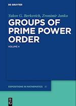 Yakov Berkovich; Zvonimir Janko: Groups of Prime Power Order. Volume 4