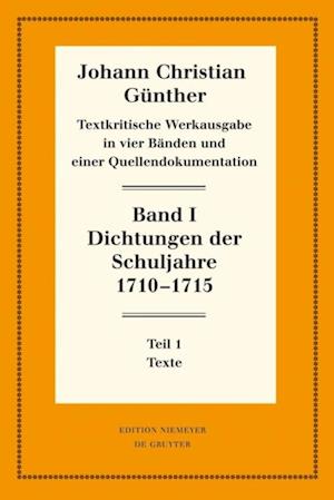 Dichtungen der Schuljahre 1710–1715