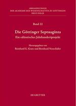 Die Göttinger Septuaginta