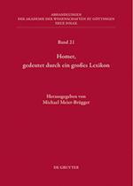 Homer, gedeutet durch ein großes Lexikon