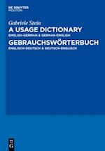 Usage Dictionary English-German / German-English - Gebrauchsworterbuch Englisch-Deutsch / Deutsch-Englisch