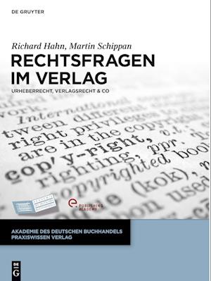 Hahn, R: Rechtsfragen im Verlag