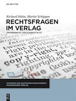 Hahn, R: Rechtsfragen im Verlag