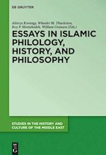 Essays in Islamic Philology, History, and Philosophy
