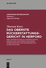 Das Oberste Rückerstattungsgericht in Herford