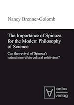 Importance of Spinoza for the Modern Philosophy of Science