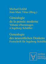 Genealogie Des Neuzeitlichen Denkens / Généalogie de la Pensée Moderne