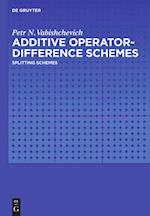 Additive Operator-Difference Schemes