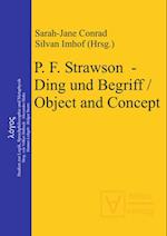 P. F. Strawson - Ding und Begriff / Object and Concept