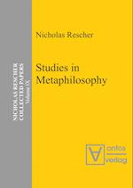 Studies in Metaphilosophy