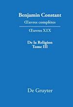 De la Religion, considérée dans sa source, ses formes et ses développements, Tome III