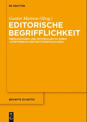 Editorische Begrifflichkeit