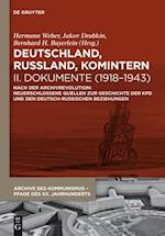 Deutschland, Russland, Komintern - Dokumente (1918–1943)