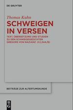 Schweigen in Versen