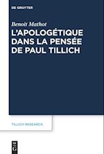 L'Apologétique Dans La Pensée de Paul Tillich