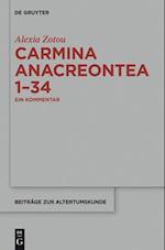 Carmina anacreontea 1-34