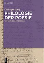 Philologie der Poesie