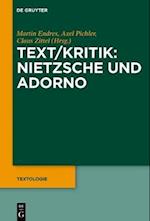 Text/Kritik: Nietzsche und Adorno