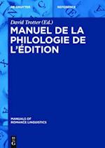 Manuel de la philologie de l’édition