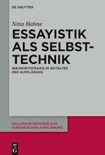 Essayistik als Selbsttechnik