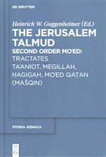Tractates Ta'aniot, Megillah, Hagigah and Mo'ed Qatan (Ma¿qin)