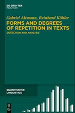 Forms and Degrees of Repetition in Texts