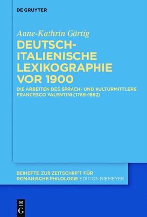 Deutsch-italienische Lexikographie vor 1900