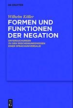 Formen und Funktionen der Negation