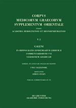 Galeni in Hippocratis Epidemiarum Librum II Commentariorum IV-VI Versio Arabica Et Indices