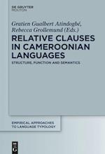 Relative Clauses in Cameroonian Languages