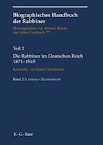Die Rabbiner im Deutschen Reich 1871-1945