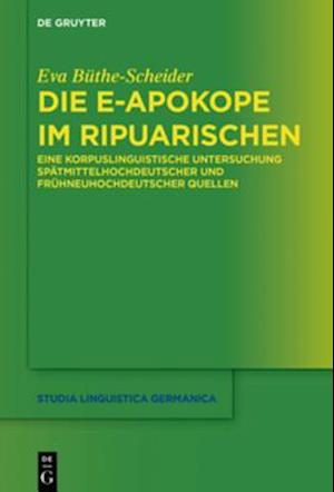 Die e-Apokope im Ripuarischen