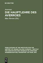 Die Hauptlehre des Averroes