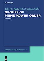 Yakov Berkovich; Zvonimir Janko: Groups of Prime Power Order. Volume 6