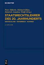 Staatsrechtslehrer Des 20. Jahrhunderts