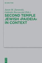 Second Temple Jewish ¿Paideia¿ in Context