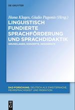 Linguistisch Fundierte Sprachförderung Und Sprachdidaktik