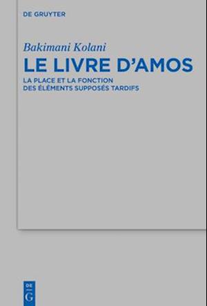 Le livre d'Amos