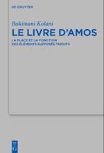 Le livre d'Amos