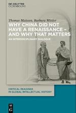 Why China did not have a Renaissance   and why that matters