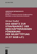 Das Gesetz zur Strafbarkeit der geschäftsmäßigen Förderung der Selbsttötung