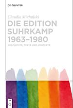 Die Edition Suhrkamp 1963-1980