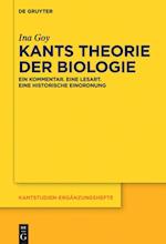 Kants Theorie Der Biologie