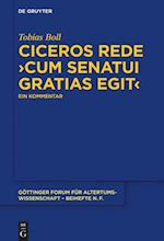 Ciceros Rede "cum senatui gratias egit"