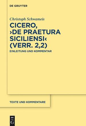 Cicero, &gt;De praetura Siciliensi&lt; (Verr. 2,2)