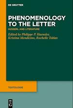 Phenomenology to the Letter