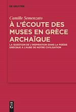 A l'écoute des Muses en Grèce archaïque