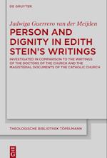 Person and Dignity in Edith Stein¿s Writings