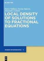 Local Density of Solutions to Fractional Equations