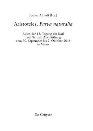 Aristoteles, &gt;parva Naturalia